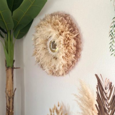 Miroir « Lumière d’Essaouira » – Une touche solaire et artisanale